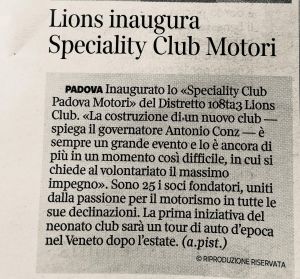 2020-07-08_CORRIERE-DELLA-SERA_Lions-inaugura-Specialty-Club-Motori
